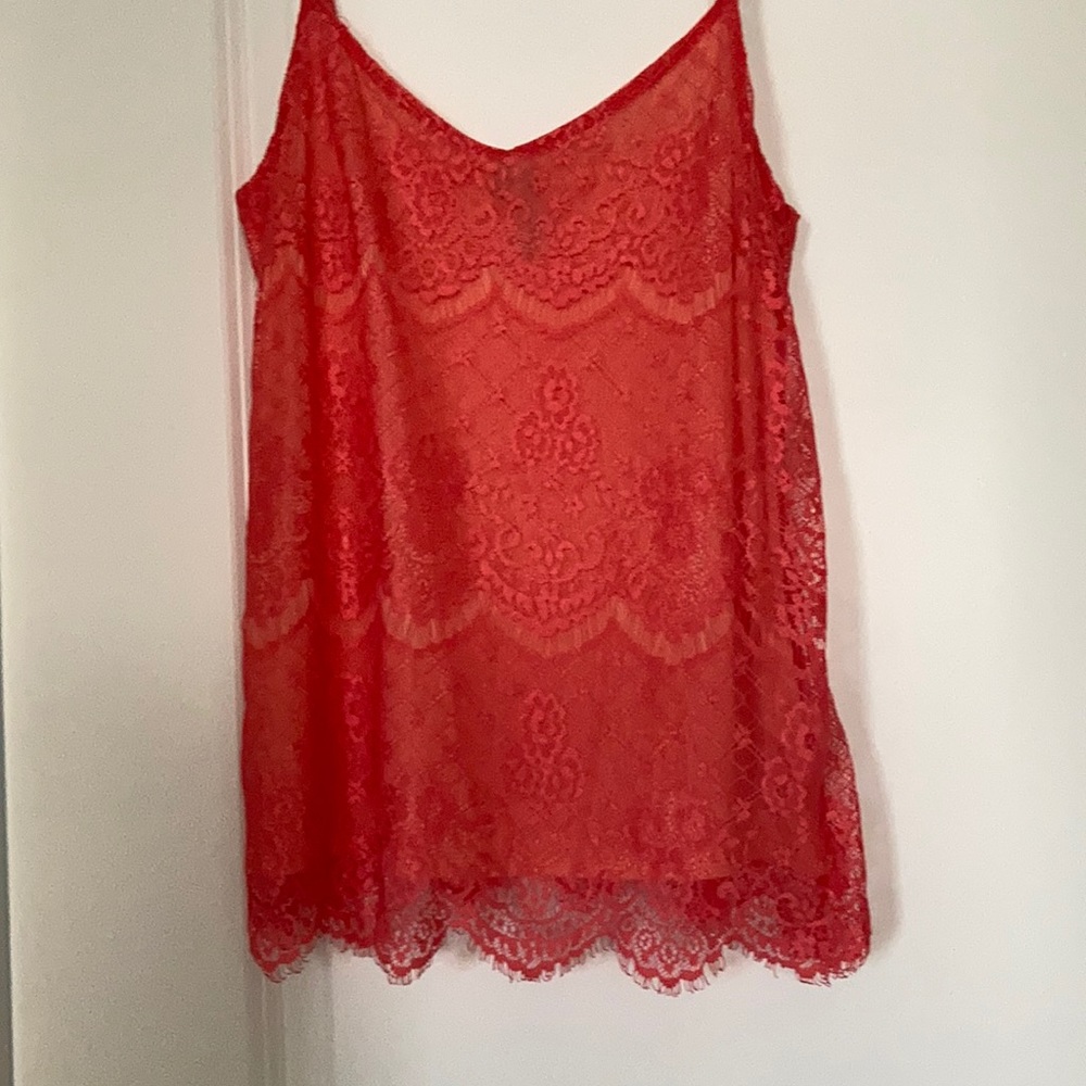 Pink/Red Tank Top
